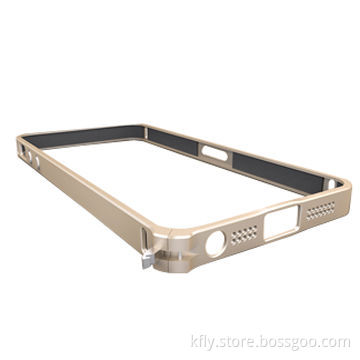 Aluminum Mobile Phone Cases with New Convenient Button for iPhone 5/5S